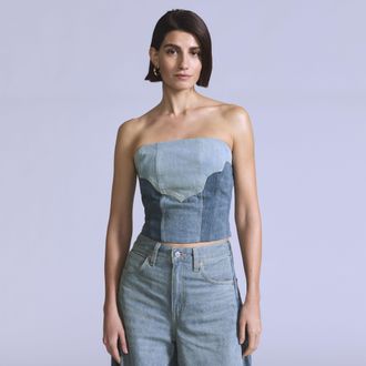 Levi's Senorita Bustier - Womens - XS - Blue