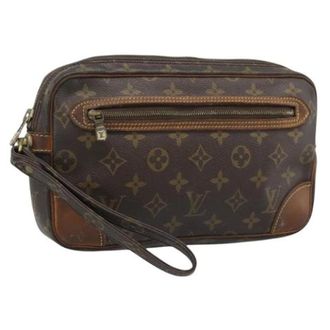 Louis Vuitton Pre-owned Clutch Bag - Dames - Pre-owned - Bruin - Maat: ONE Size Leer