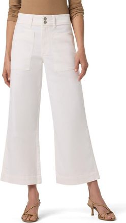 Joe's Wide Leg Ankle Crop Cargo Jeans in White at Nordstrom Rack, Size 23