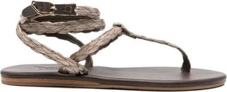 Ancient Greek Sandals Mujer, Zapatos, Marr&oacute;n, Talla: 39 EU