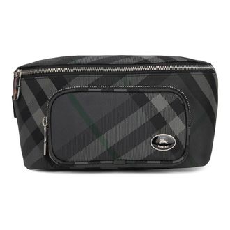 Burberry Belt Bags, male, Gray, Size: ONE SIZE Marsupio Grid