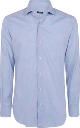 Barba Shirt Classic Twill I1u13p0157094.U 0002 Light Blue