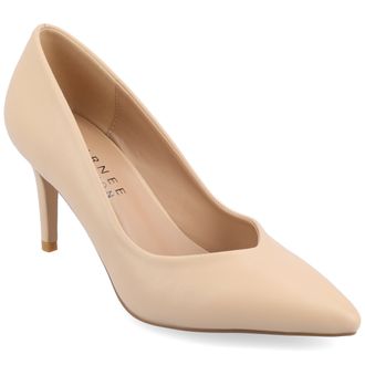 Journee Collection Collection Womens Wide Width SuperNatural Tru Comfort Foam Gabriella Pumps Warm Shades