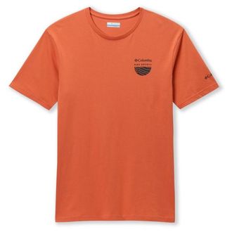 Columbia Columbia Hike Society S/S Tee T-Shirt f&uuml;r Herren | rot