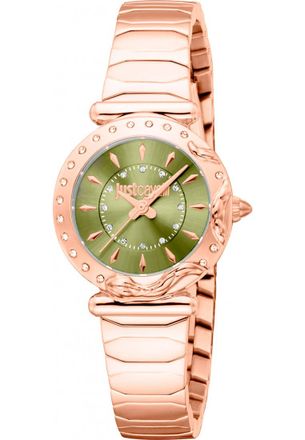 Just Cavalli Womens JC1L363M0055 Ladies Animalier Stella Snake Watch - Rose Gold - One Size