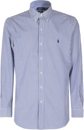 Polo Ralph Lauren Rugged Royal White Button-Down Cotton Casual Shirt