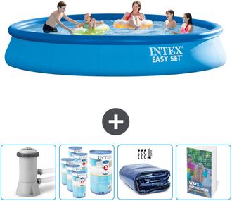 Intex Piscina Easy Set Redonda - 457x84 Cm - 7-piezas Scb102