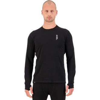 Mons Royale Cascade Merino Flex Long-Sleeve Top - Mens in Black at Nordstrom, Size Small