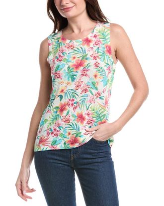Tommy Bahama Tropi-Flore Linen-Blend Sweater