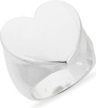 Nordstrom Rack Heart Signet Ring in Silver at Nordstrom Rack, Size 7