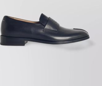 Maison Margiela leather loafers round toe