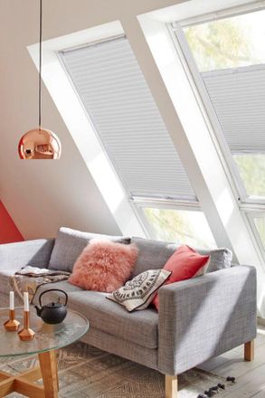 Sunlines Dachfensterplissee »StartUp Style Honeycomb VD« abdunkelnd verspannt mit Führungsschienen