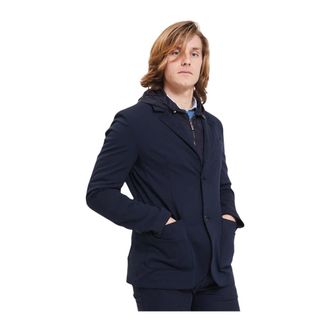 Gimos Stijlvolle Jas - Heren - Jassen - Blauw - Maat: 3XL