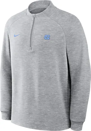 Nike North Carolina Par Nike Mens Therma-FIT College Half-Zip Pullover in Grey | 068F01HNCN-P8H