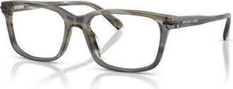Michael Kors 54mm Square optical glasses in Pink at Nordstrom