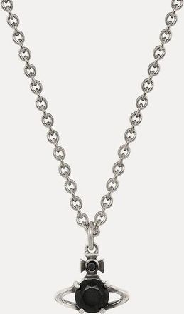 Vivienne Westwood Man. Reina Pendant Necklace Oxi-silver-platinum-black-cz Oxi-silver-platinum-black-cz Men