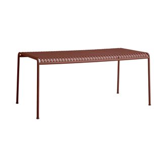 HAY Palissade Tisch, rechteckig, 170 x 90 cm, iron red