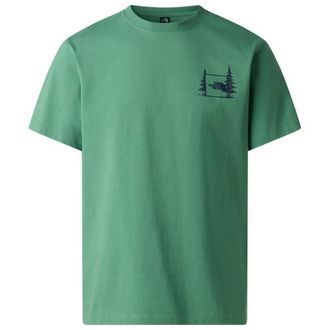 The North Face Camping Relaxed Short Sleeve Graphic Tee T-Shirt f&uuml;r Herren | gr&uuml;n/t&uuml;rkis