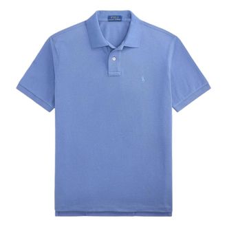 Polo Ralph Lauren Polo in mesh Custom Slim-Fit - - Tops - Uomo - Blu - L