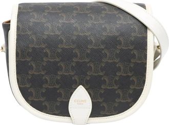 Celine Pre-owned Ava Crossbody Bag Monogram - Dames - Vintage Schoudertas - Bruin - ONE Size - Leer - Vintage