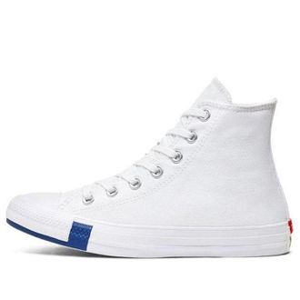 Converse Chuck Taylor All Star High Logo Play - White Rush Blue 166735C