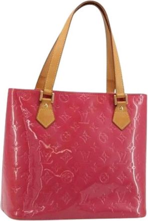 Louis Vuitton Pre-owned Patent Leather Hand Bag - Dames - Vintage Shopper - Rood - ONE Size - Leer - Vintage