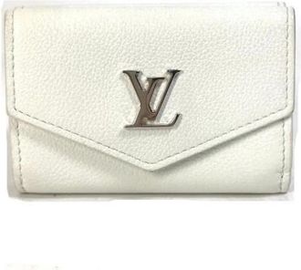Louis Vuitton Pre-owned Wallets, female, White, Size: ONE SIZE Pre-owned Leather Wallet