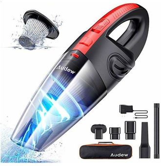 OEM Aspiradora De Mano, Aspiradora Inal&aacute;mbrica Para Coche, 3500 Pa, 120 W, 29000-31000 Rpm, Recargable Por Usb, Port&aacute;til