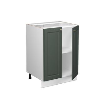 Vicco Mueble Bajo De Cocina Fame-line, Verde Dorado Casa De Campo, 60 Cm, Et Antracita, Vicco