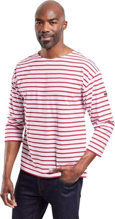 Armor Lux Armor Lux Mens Beg Meil T-Shirt Not Applicable, Multicolour (Blanc/Braise 320), X-Small (Manufacturer Size: 1)