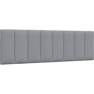 vidaXL Cuscino Testiera Grigio Chiaro 160 cm in Tessuto - Vidaxl
