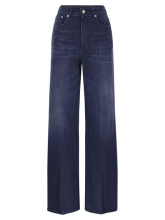 Dondup Beatrix Five-Pocket-Jeans mit weitem Bein