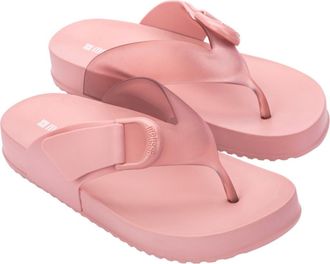 Melissa Cozy Water Resistant Platform Flip Flop in Pink/Pink at Nordstrom, Size 10