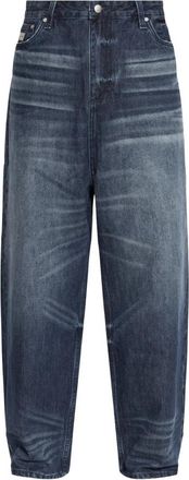 Misbhv Austin Grime Wide-Leg Jeans - Heren - Loose Fit Jeans - Blauw - W29 - Katoen - Jeans