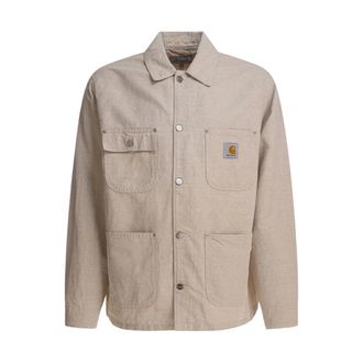 Carhartt Work in Progress Carhartt Wip, Light Jackets, male, Beige, Size: XL Sullivan Jacket