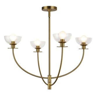 Netlighting Alora Mood Sylvia Multi Arm Pendant Gold 4x E14