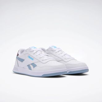 Reebok Classic Sneaker REEBOK CLASSIC REEBOK COURT ADVANCE, Damen, Gr. 37,5, ftwrwei&szlig;, ftwrwei&szlig;, leisureblau, Synthetik, Schuhe Sneaker