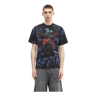 Aries Hombre, Camisetas, Negro, Talla: XL