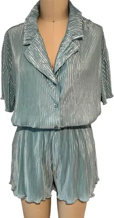 Bibi Groovy Top And Short Set In Blue