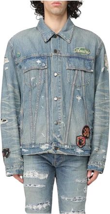 Amiri Hombre, Chaquetas, Azul, Talla: L