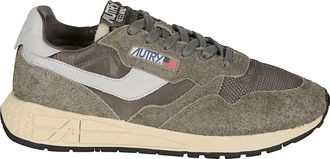 Autry Low-Top Sneakers with Suede and Nylon Panels