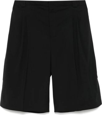 MUGLER Shorts met ringdetail - Zwart