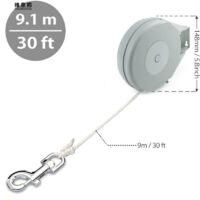 OEM Tendedero Retr&aacute;ctil, Tendedero De Ropa De 12 M, Tendedero Retr&aacute;ctil Antideslizante, Tendedero Port&aacute;til Para Camping, Tendederos Desmontables - Crezuo