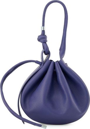 Behno Medium Ina Pebble Leather Shoulder Bag in Indigo at Nordstrom
