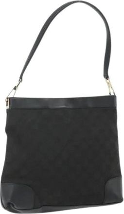 Gucci Pre-owned Shoulder Bags, female, Black, Size: ONE SIZE Pre-owned Vintage Shoulder Bag
