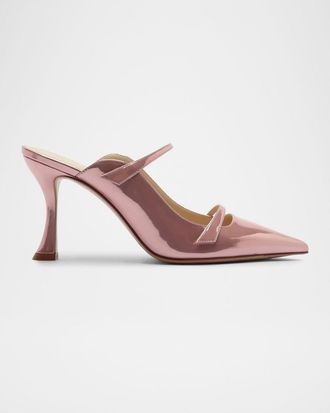 Alexandre Birman Tita 85mm Leather Mules