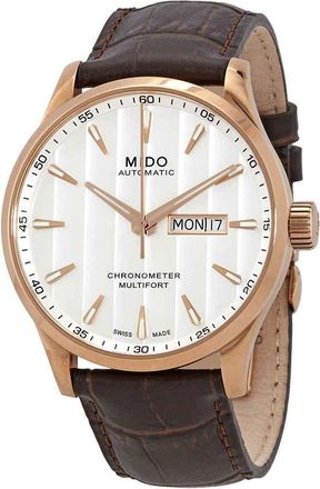 Mido Multifort Automatic White Dial Mens Watch M0384313603100