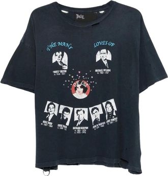 Paly Hollywood Tops, Heren, Zwart, S, Katoen, Loves Of Liz Tee