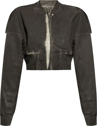 Rick Owens Giacca con effetto schiarito - Grigio