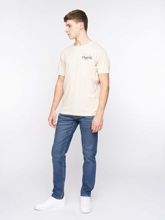 Crosshatch Heren Arles Slim Jeans (Stone Wash)